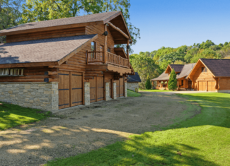 96.25-Acre Log Home, Pasture & Recreational Estate in Grant County, Wisconsin