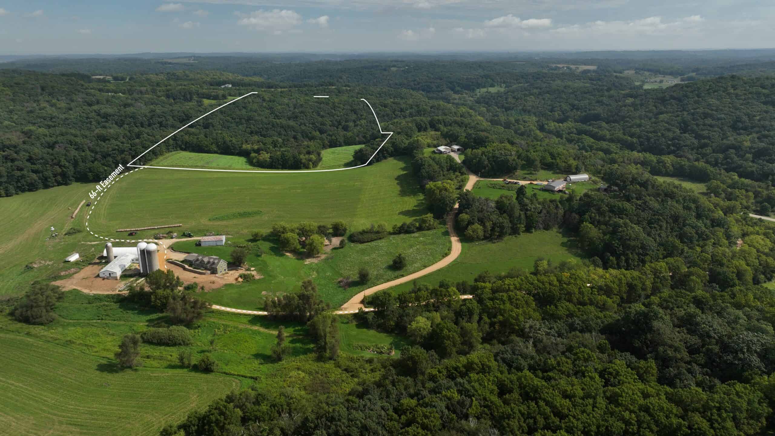 The Blue Mounds 32 — A Private Whitetail Hunting Retreat in Iowa County, Wisconsin