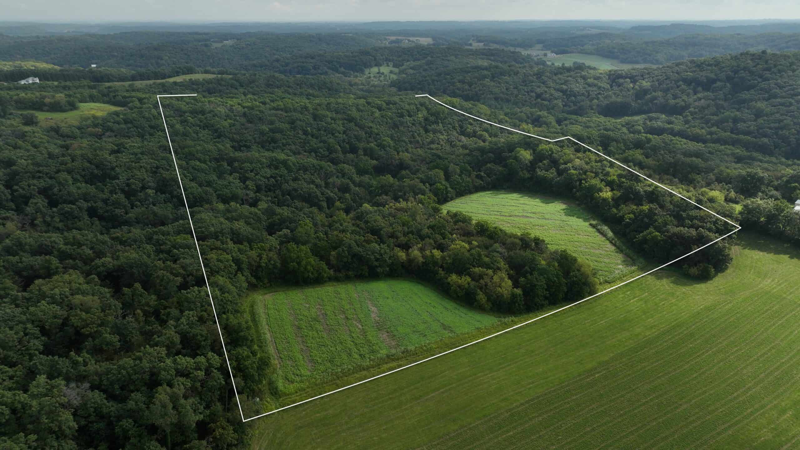 The Blue Mounds 32 — A Private Whitetail Hunting Retreat in Iowa County, Wisconsin