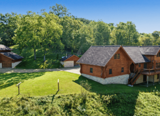 96.25-Acre Log Home, Pasture & Recreational Estate in Grant County, Wisconsin