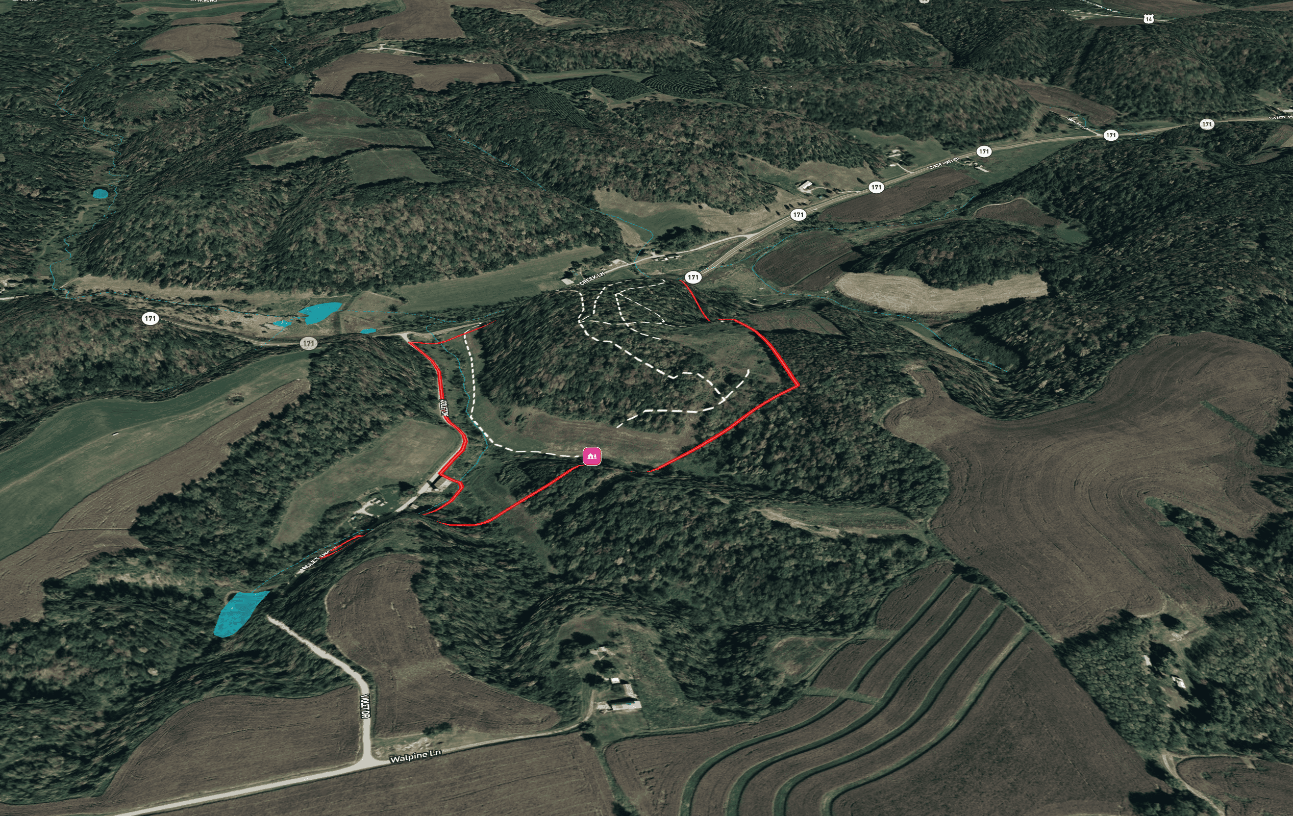 58.89-Acre Hunting Camp & Whitetail Retreat | Blue River, Wisconsin