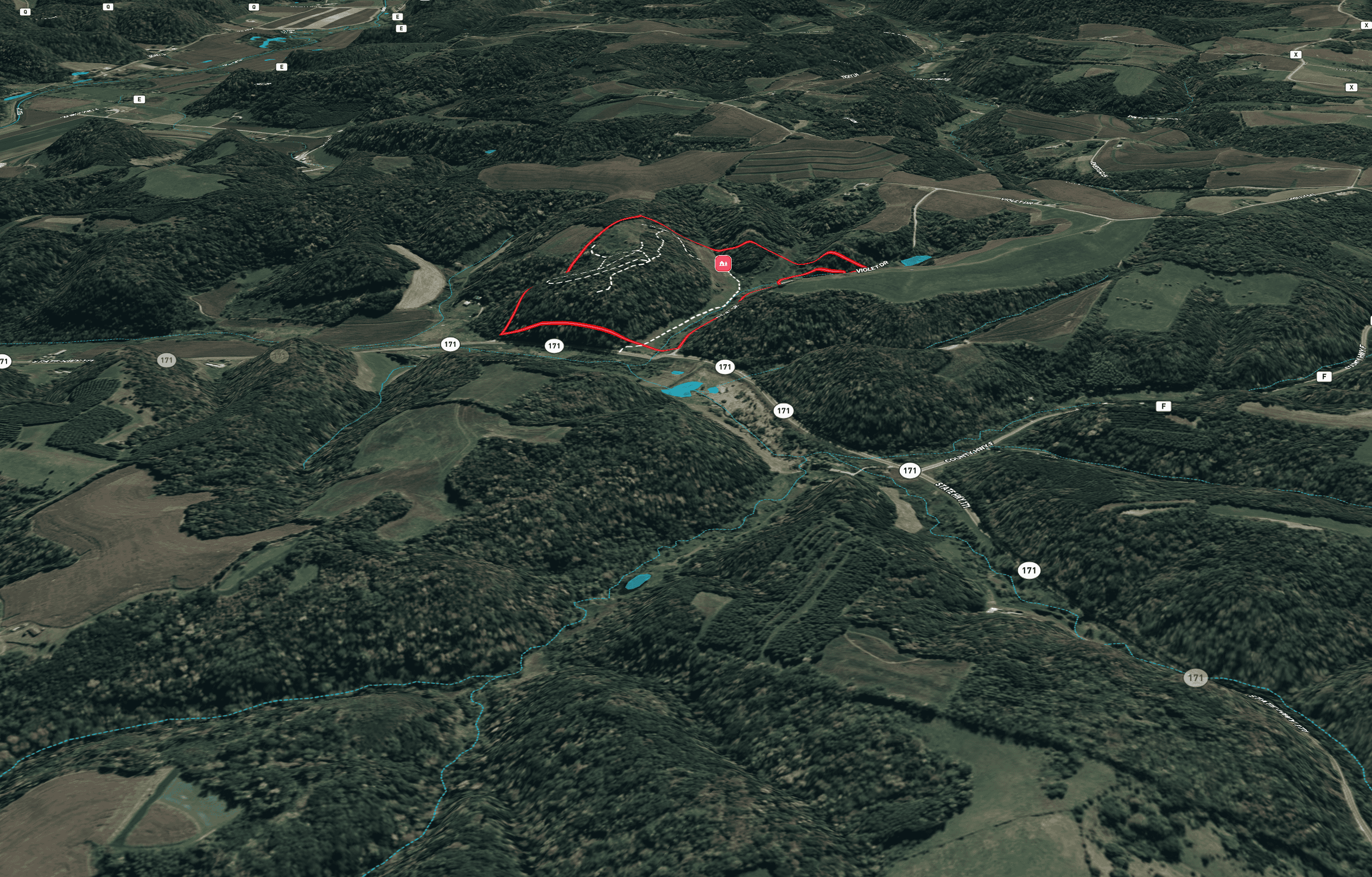 58.89-Acre Hunting Camp & Whitetail Retreat | Blue River, Wisconsin