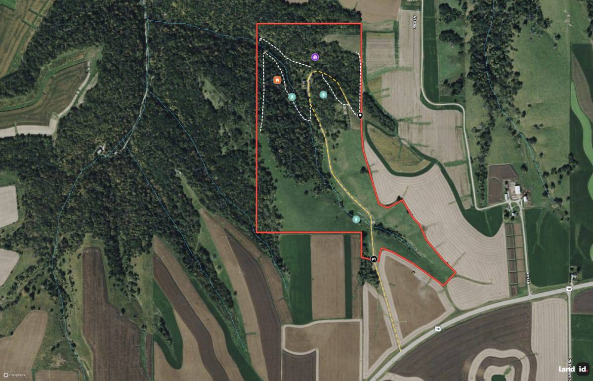 96.25-Acre Log Home, Pasture & Recreational Estate in Grant County, Wisconsin