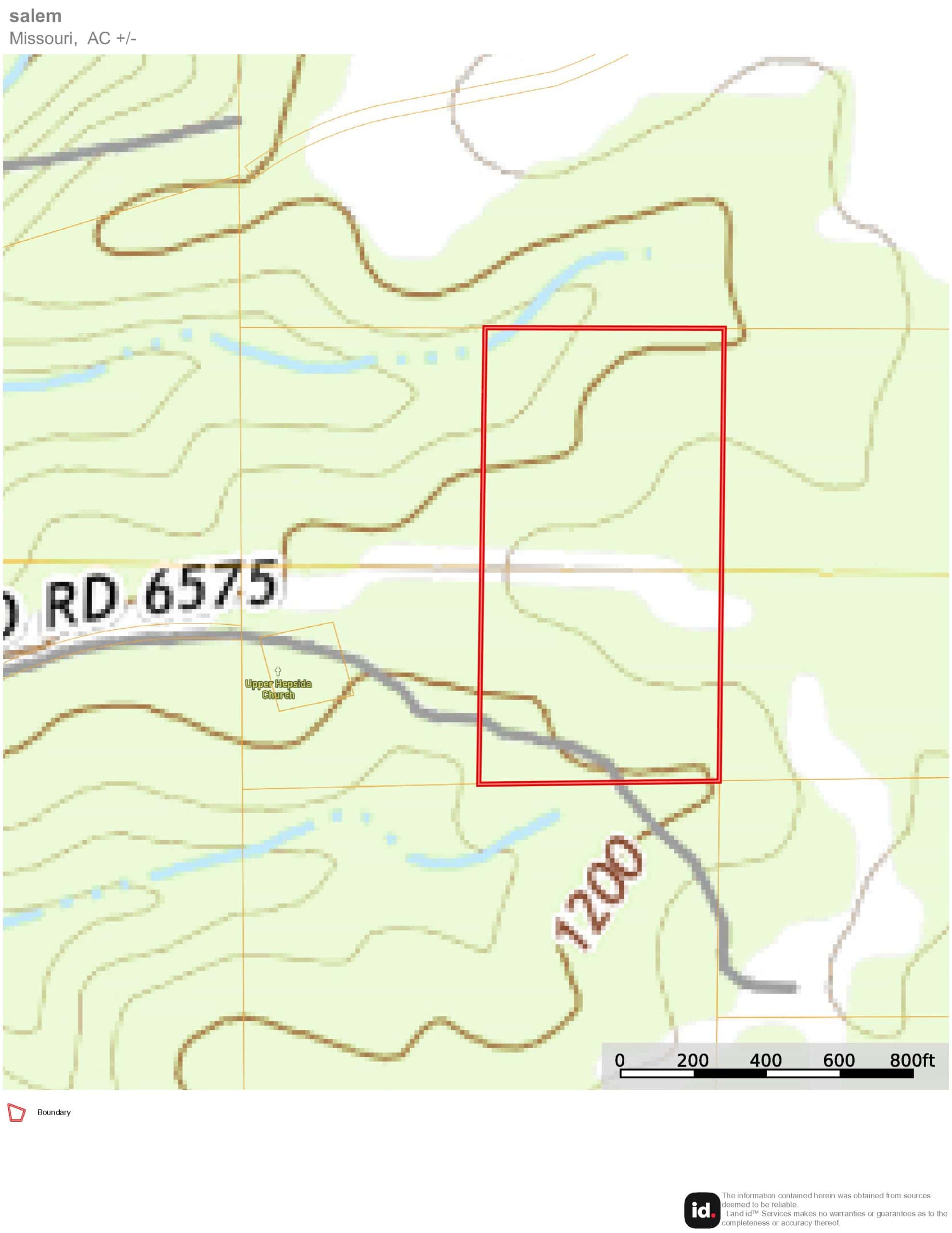 20 ± Acre Wooded Land for Sale in Salem, MO