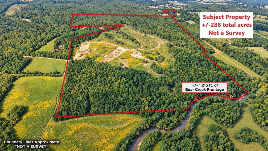 Bear Creek Hunting Land in Tishomingo County, MS