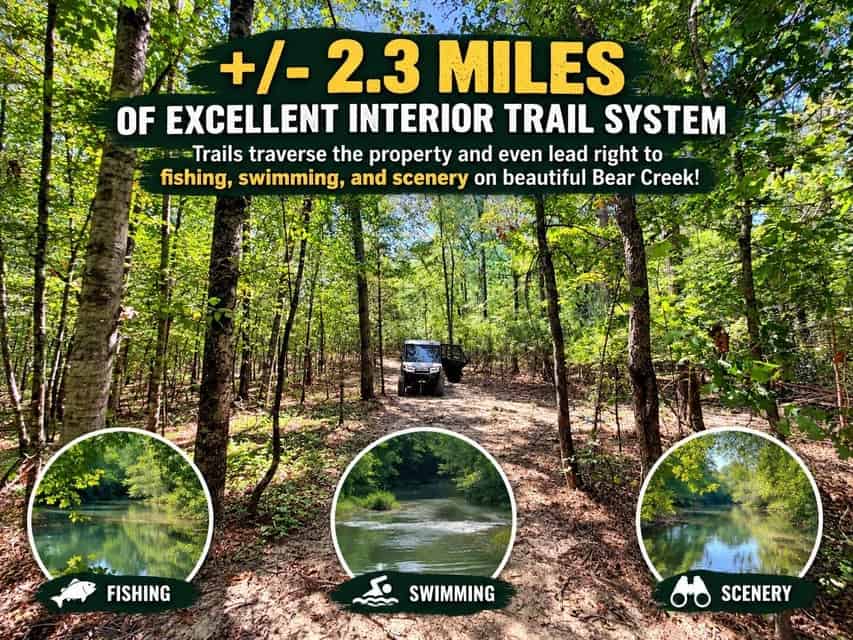 Bear Creek Hunting Land in Tishomingo County, MS