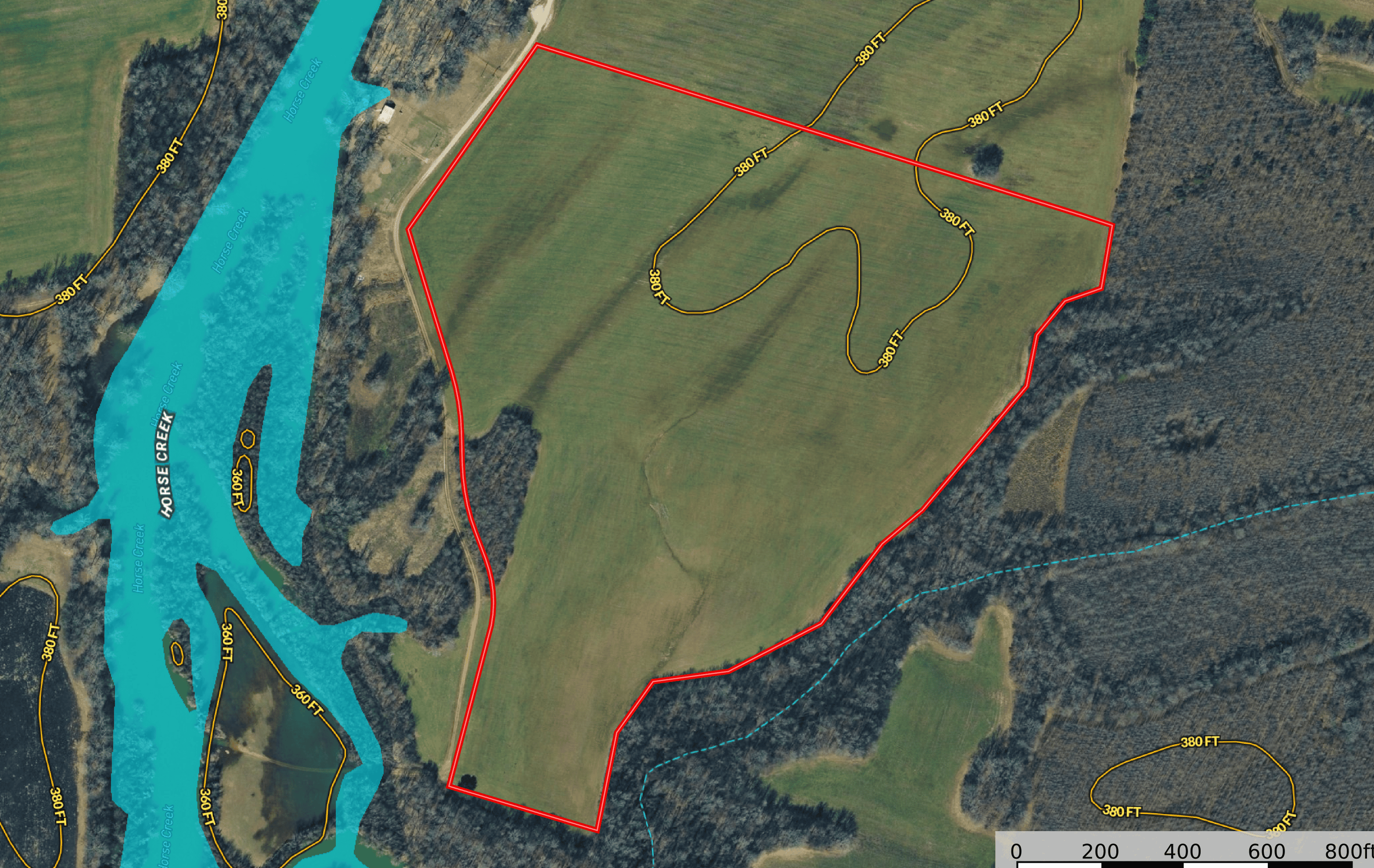 Farmland with great Deer and Turkey Hunting in Tennessee