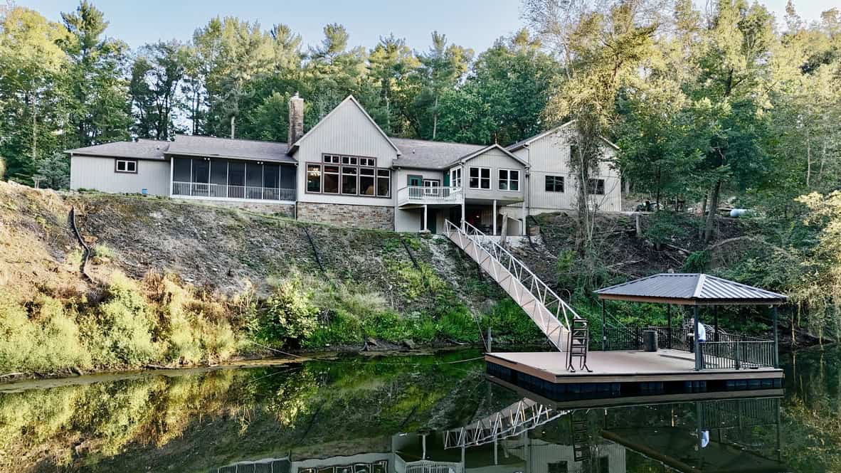 LUXURY SOUTHERN INDIANA ESTATE ON 71 ACRES WITH PRIVATE LAKE