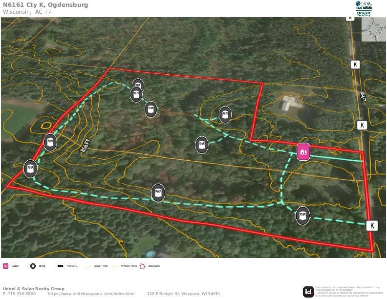 Hunting Land For Sale in Ogdensburg WI