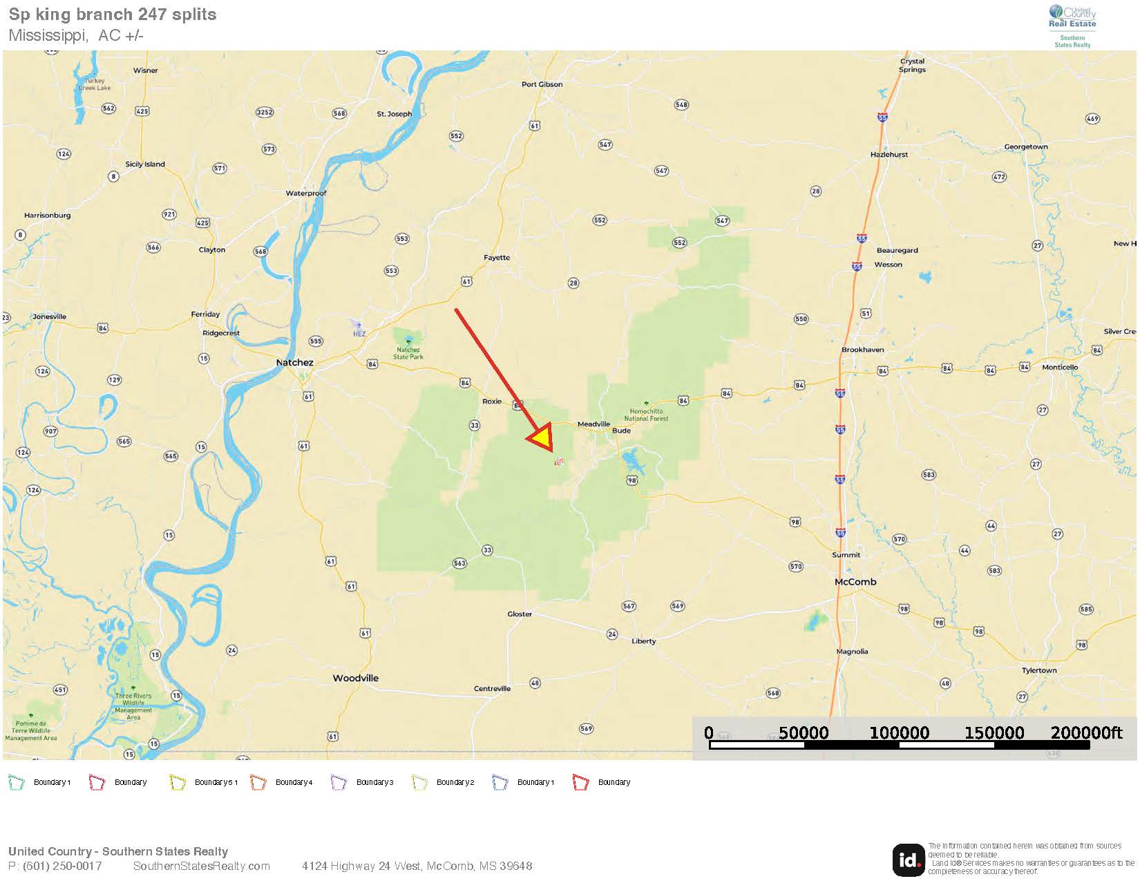 13± Acres by Homochitto National Forest Near Meadville, MS