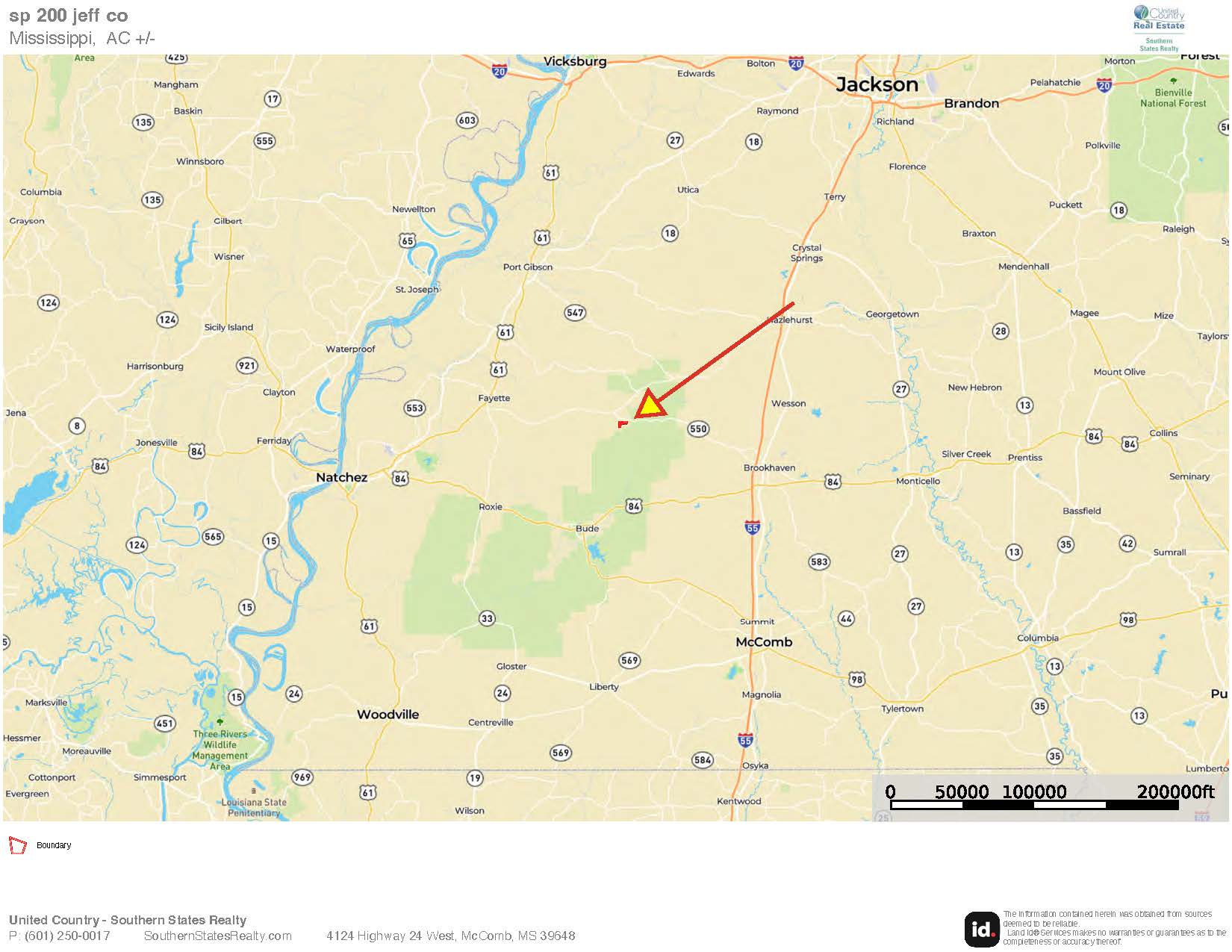 200± Acre Hunting Property in Jefferson County, MS
