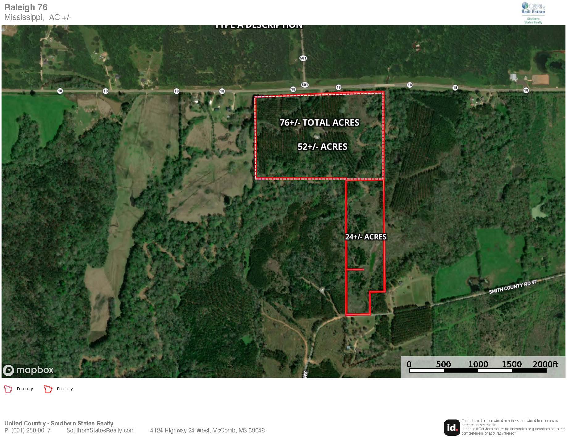 52 Acres Hunting & Timberland in Raleigh, MS
