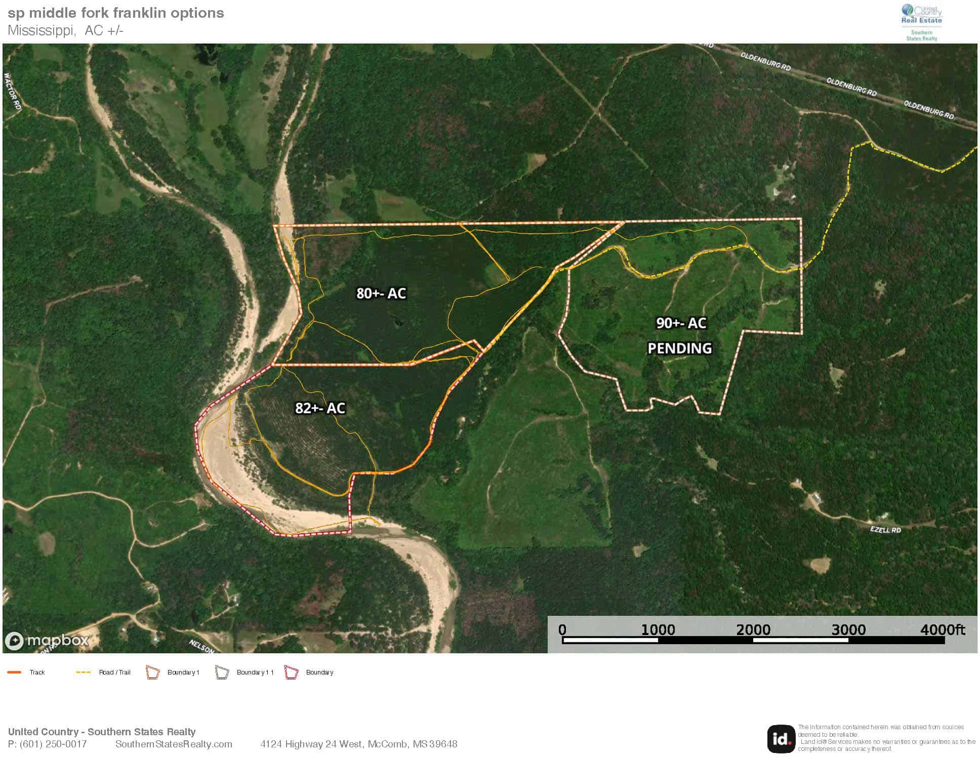 80± Acre Riverfront Hunting Land Near Meadville, MS