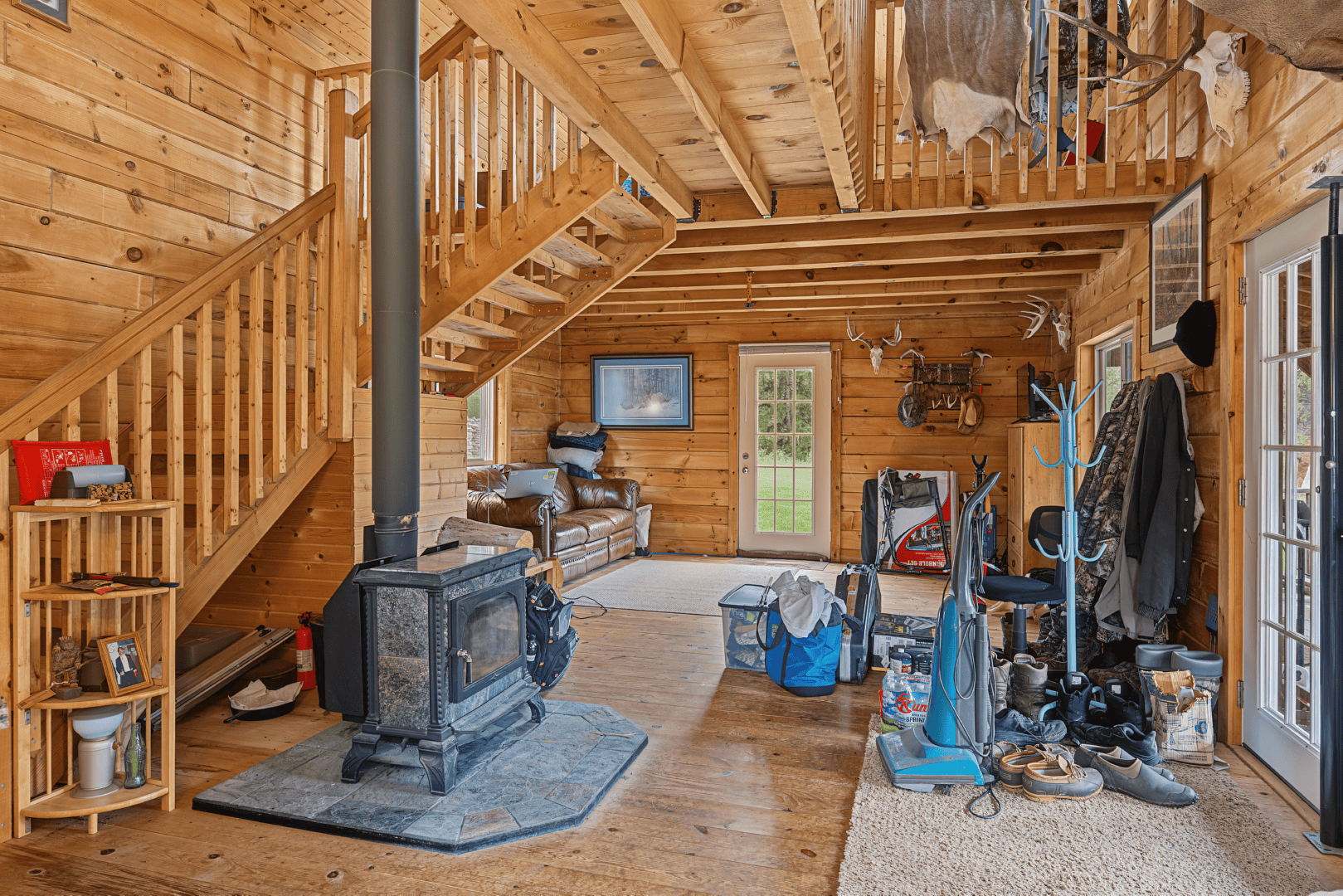 95.02-Acre Premier Whitetail Hunting Estate with Log Cabin, Pond & Spring-Fed Stream in Richland County, Wisconsin