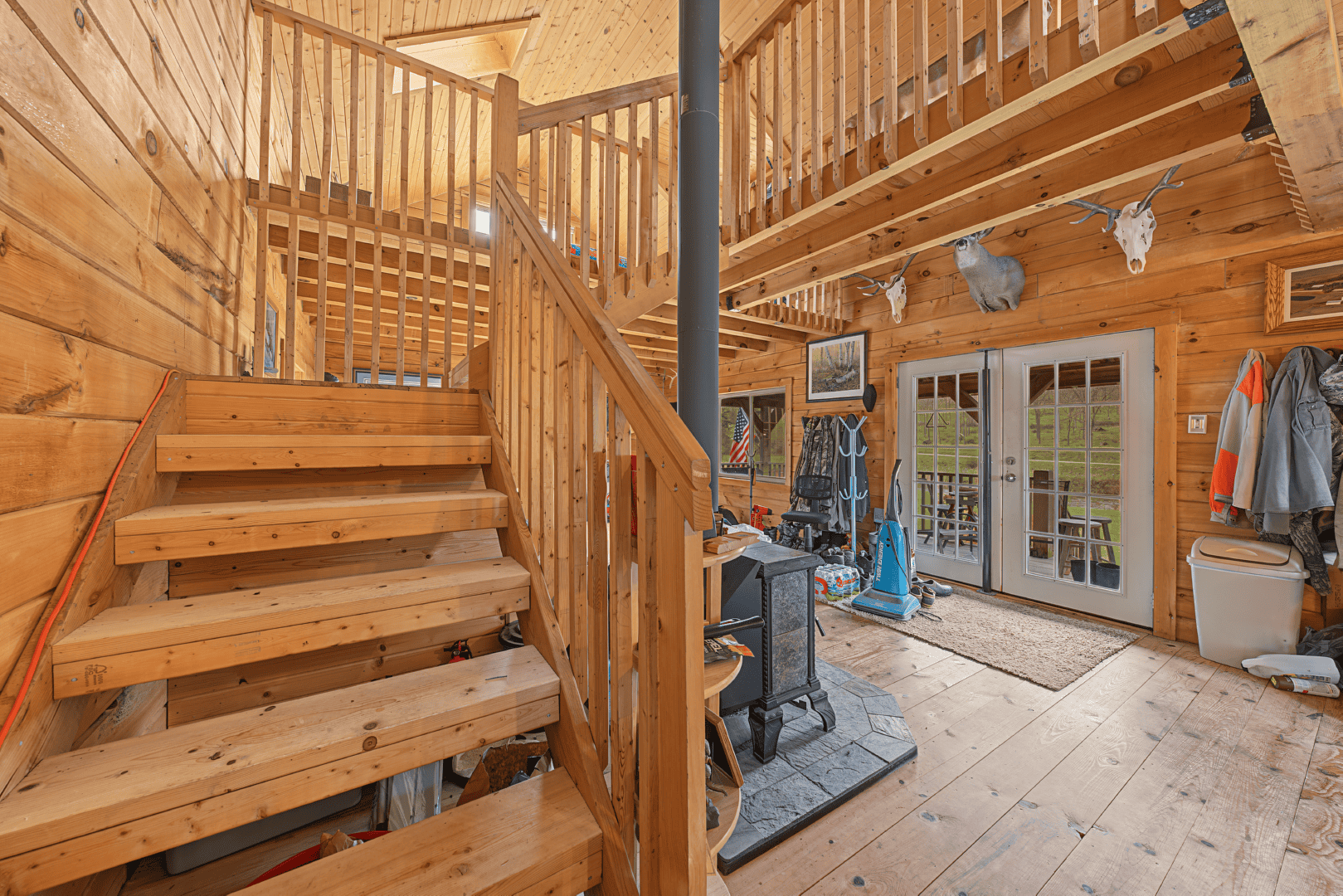 95.02-Acre Premier Whitetail Hunting Estate with Log Cabin, Pond & Spring-Fed Stream in Richland County, Wisconsin