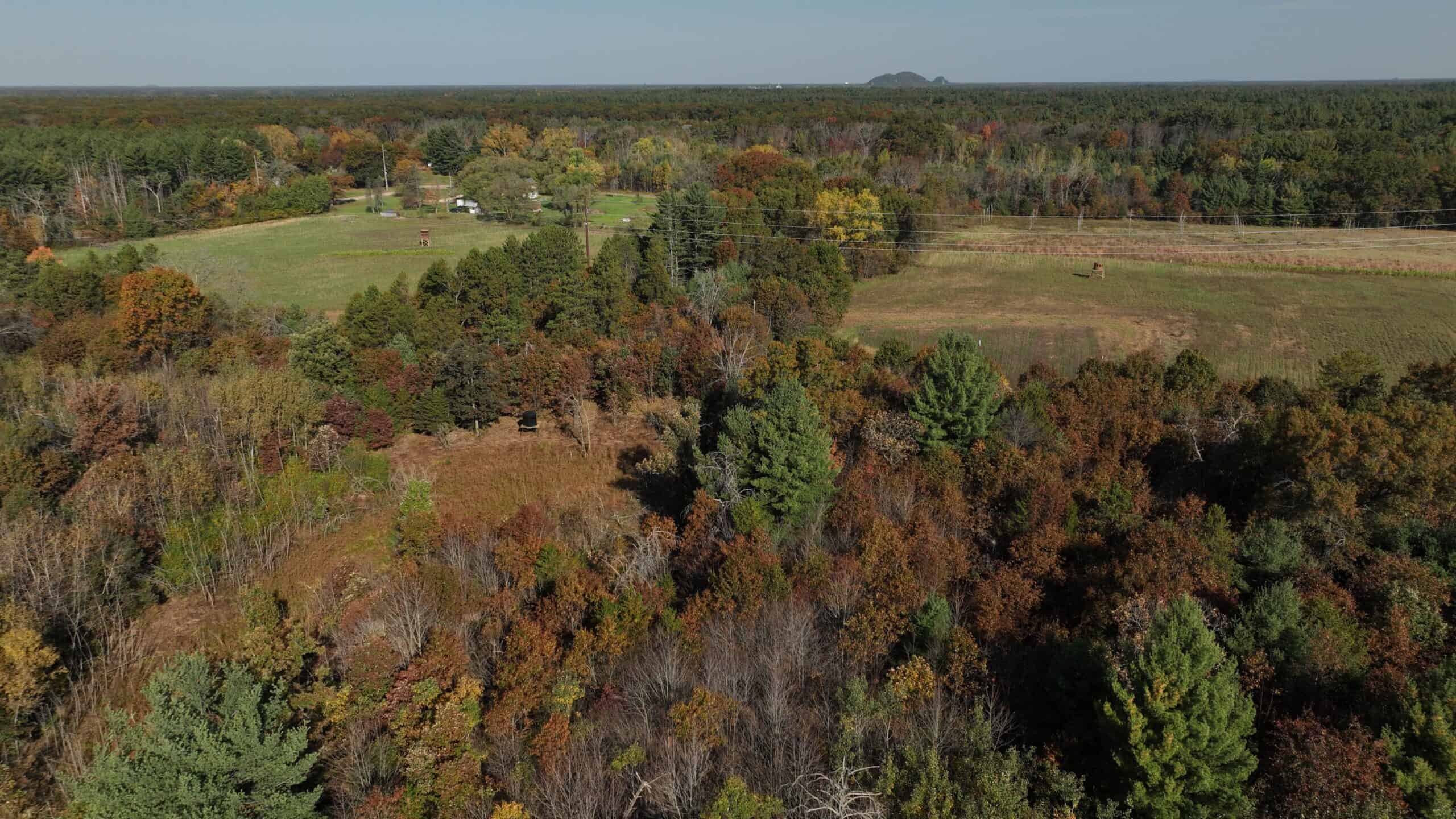 30-Acre Hunting & Camping Retreat with Food Plots, Well & RV Hookups | Adams County, Wisconsin