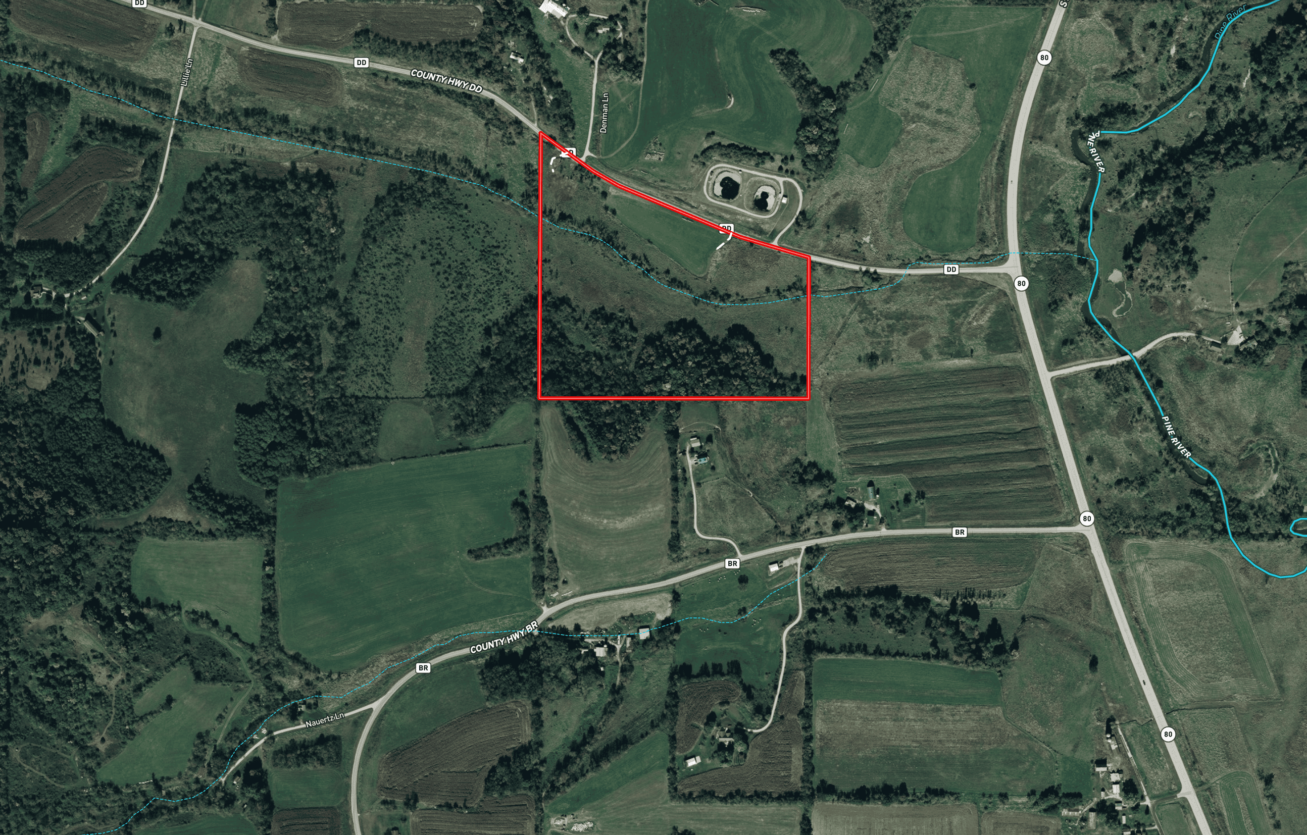 28+/- Acres of Wisconsin Countryside | Fenced Cattle Pasture, Hardwood Ridges, Stream & Dream Homesite
