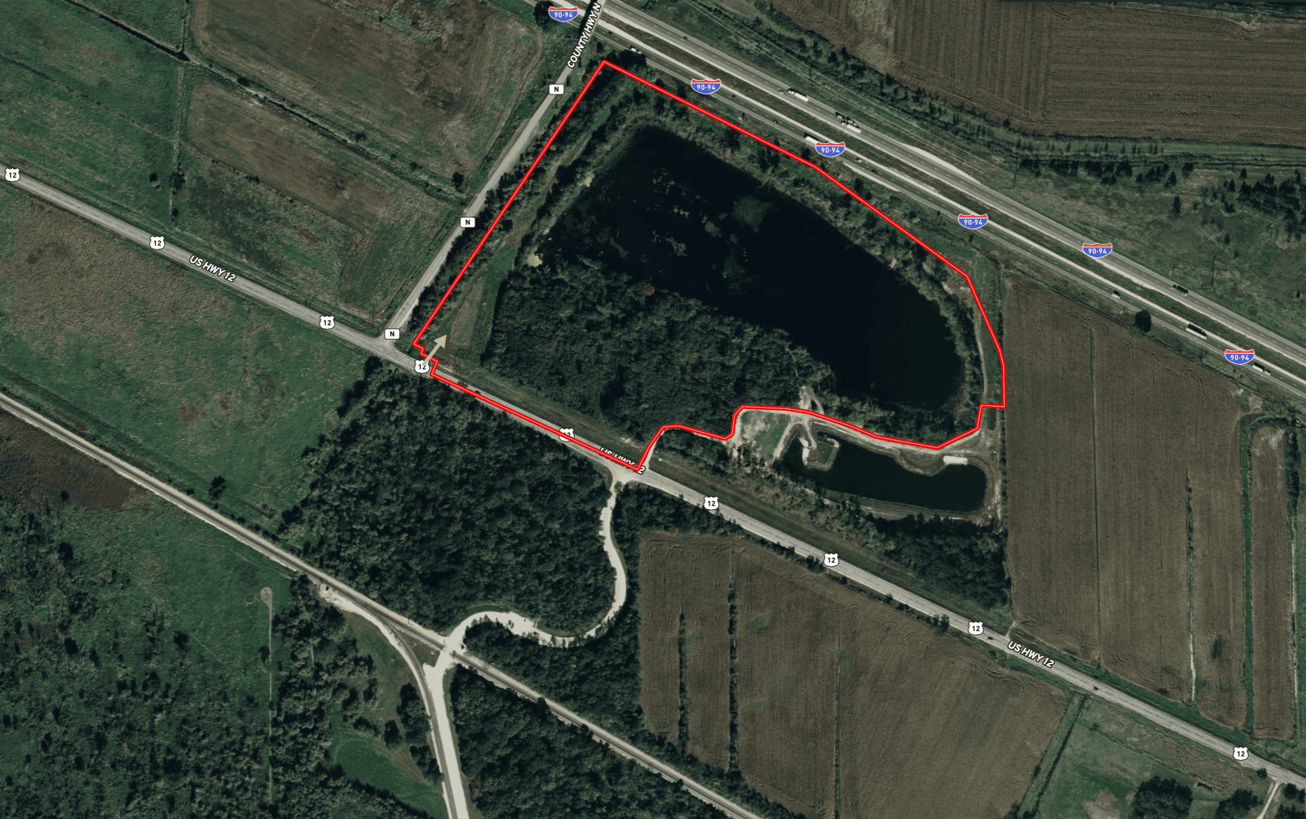 Own Your Own Private Lake | 40-Acre Fishing & Hunting Retreat – Tomah, Wisconsin