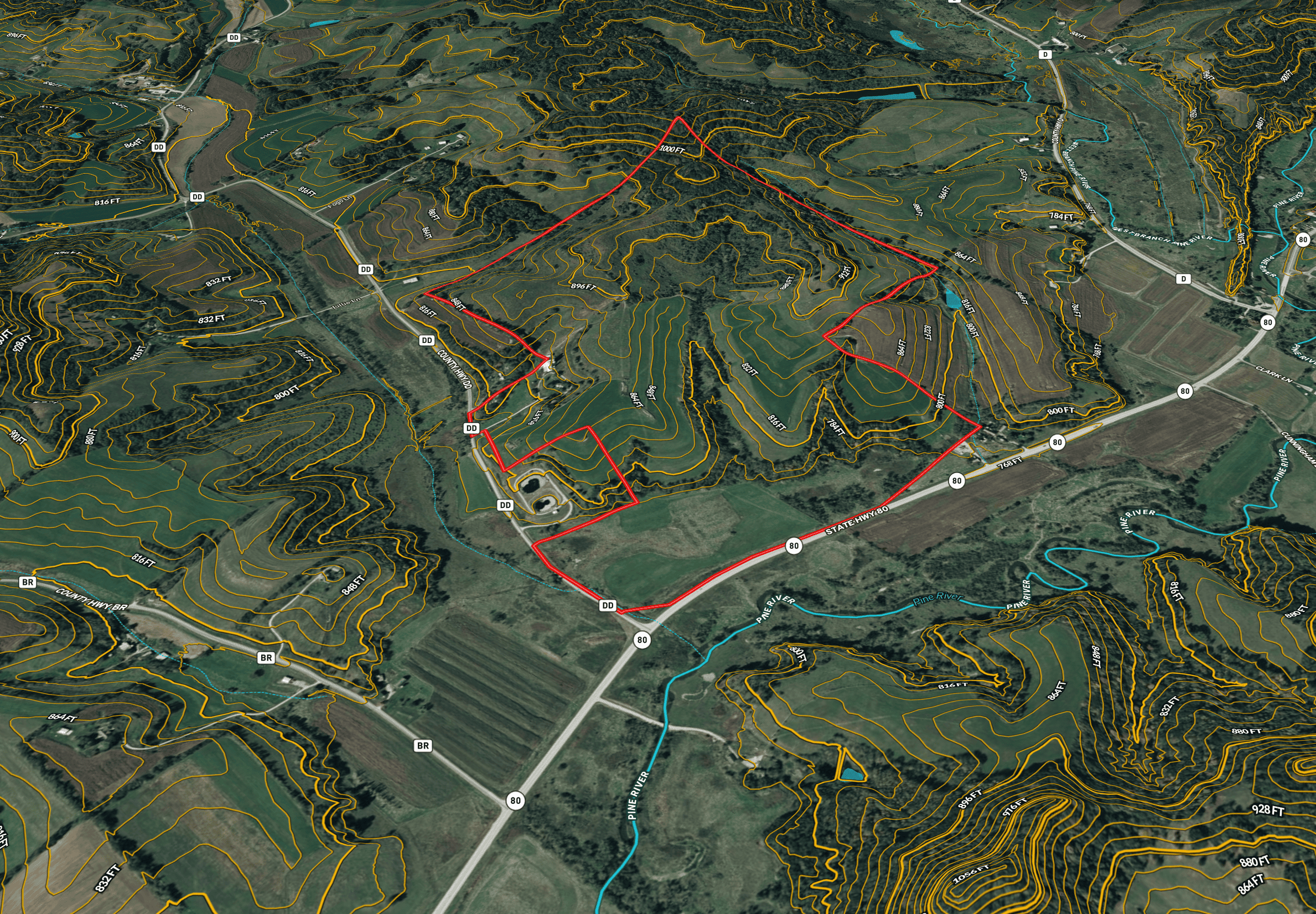 248+/- Acre Income-Producing Farm, Cattle Ranch & Hunting Estate in Richland County, Wisconsin