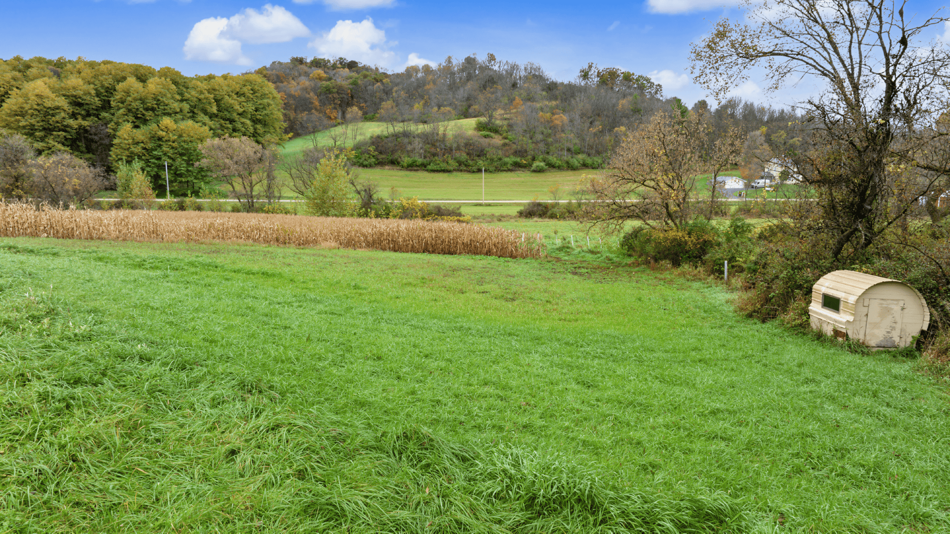 95.02-Acre Premier Whitetail Hunting Estate with Log Cabin, Pond & Spring-Fed Stream in Richland County, Wisconsin