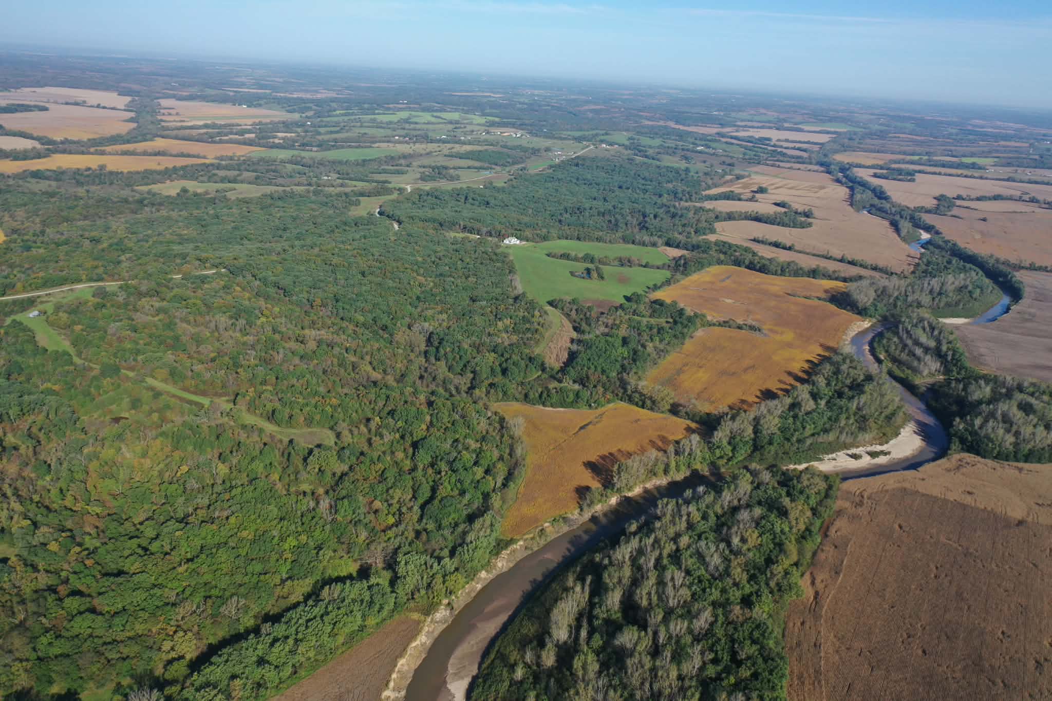250-Acre Premier Hunting Farm with Weldon River Frontage & 6,152+ Sq Ft Home – Mercer County, MO