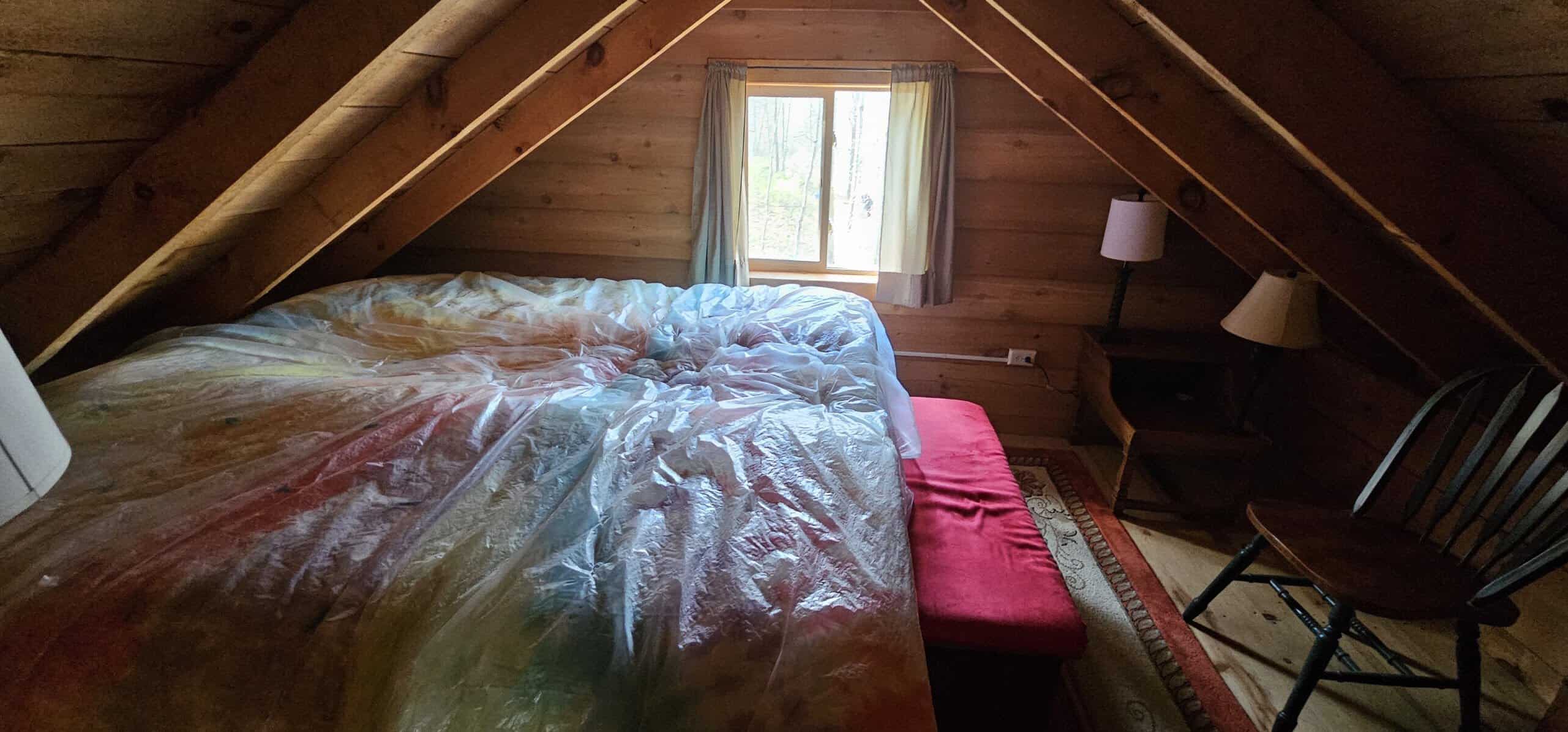 Driftless Area trout fishing and hunting retreat with a rustic log cabin, for sale Richland County WI