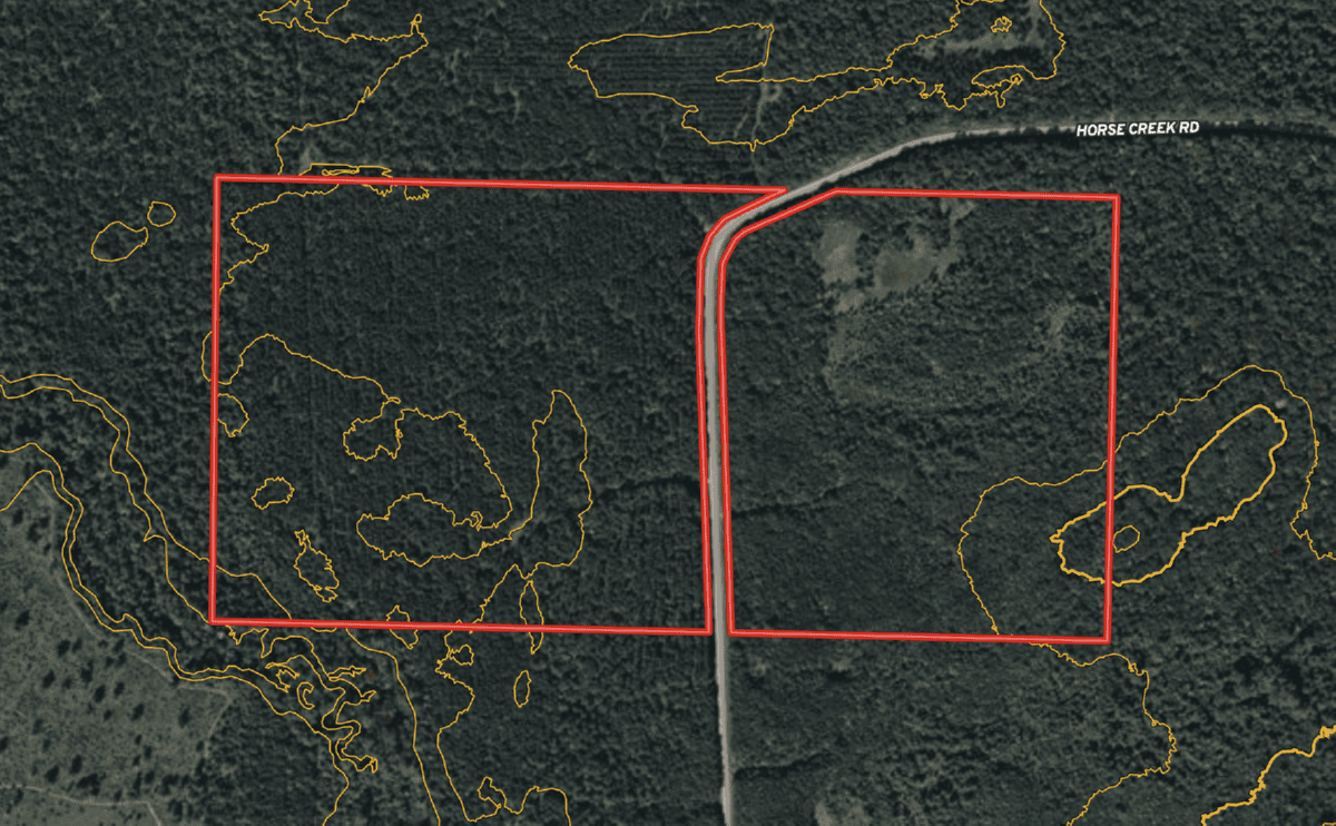 84± acres of heavily timbered recreational and hunting land in Eau Claire County