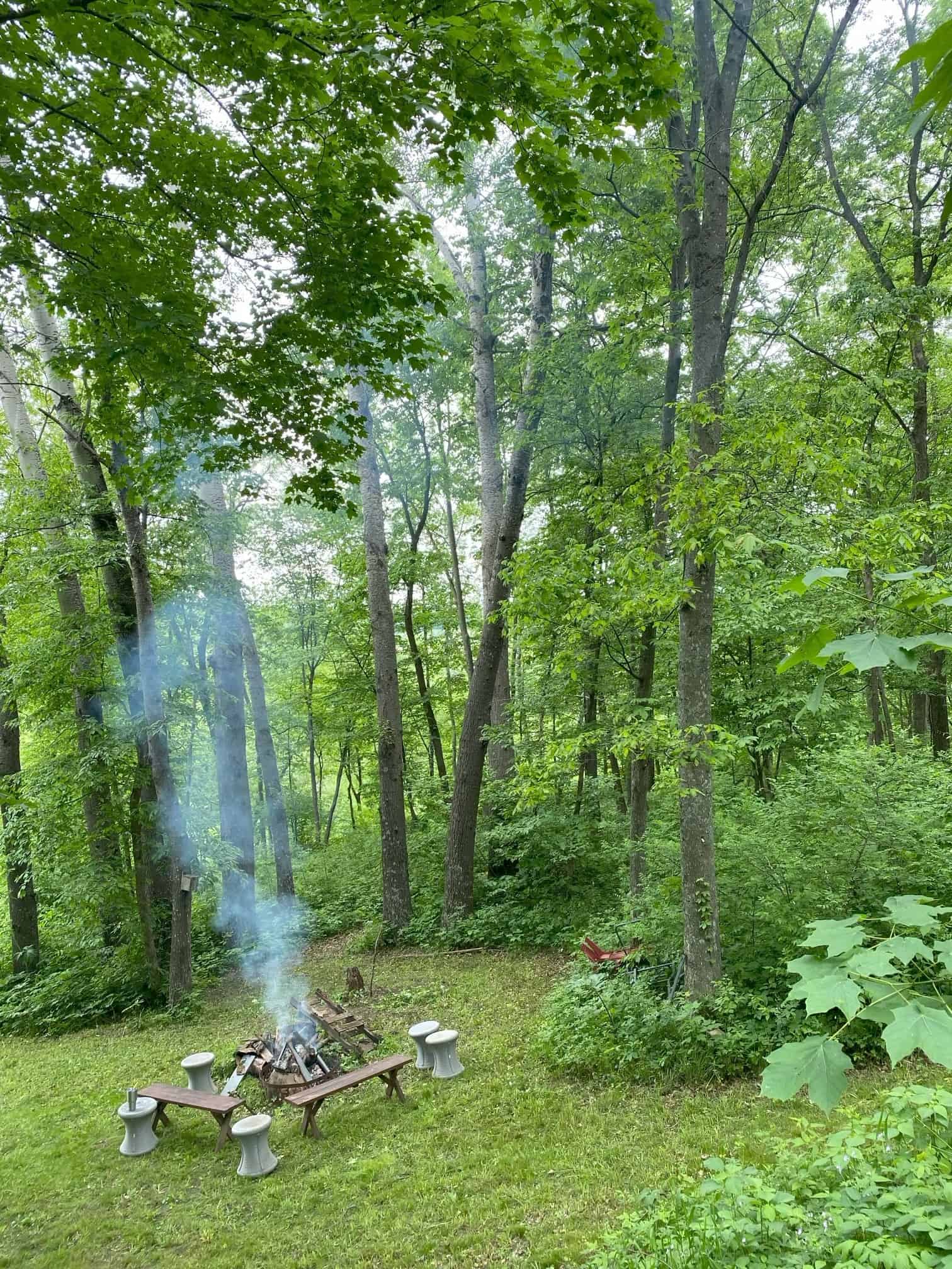 Driftless Area trout fishing and hunting retreat with a rustic log cabin, for sale Richland County WI