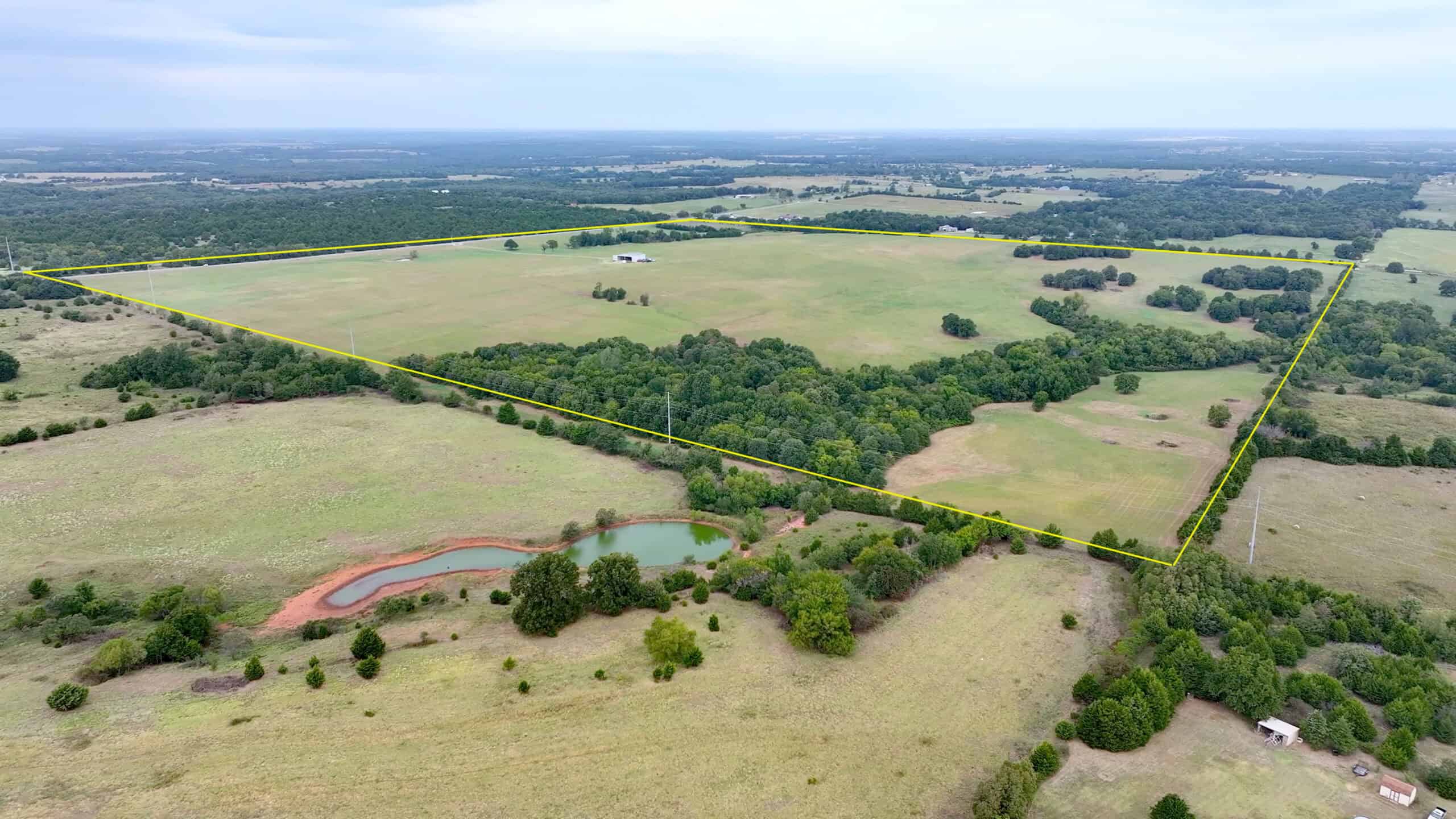 Prime Oklahoma Land With Highway Frontage & Shop For Sale