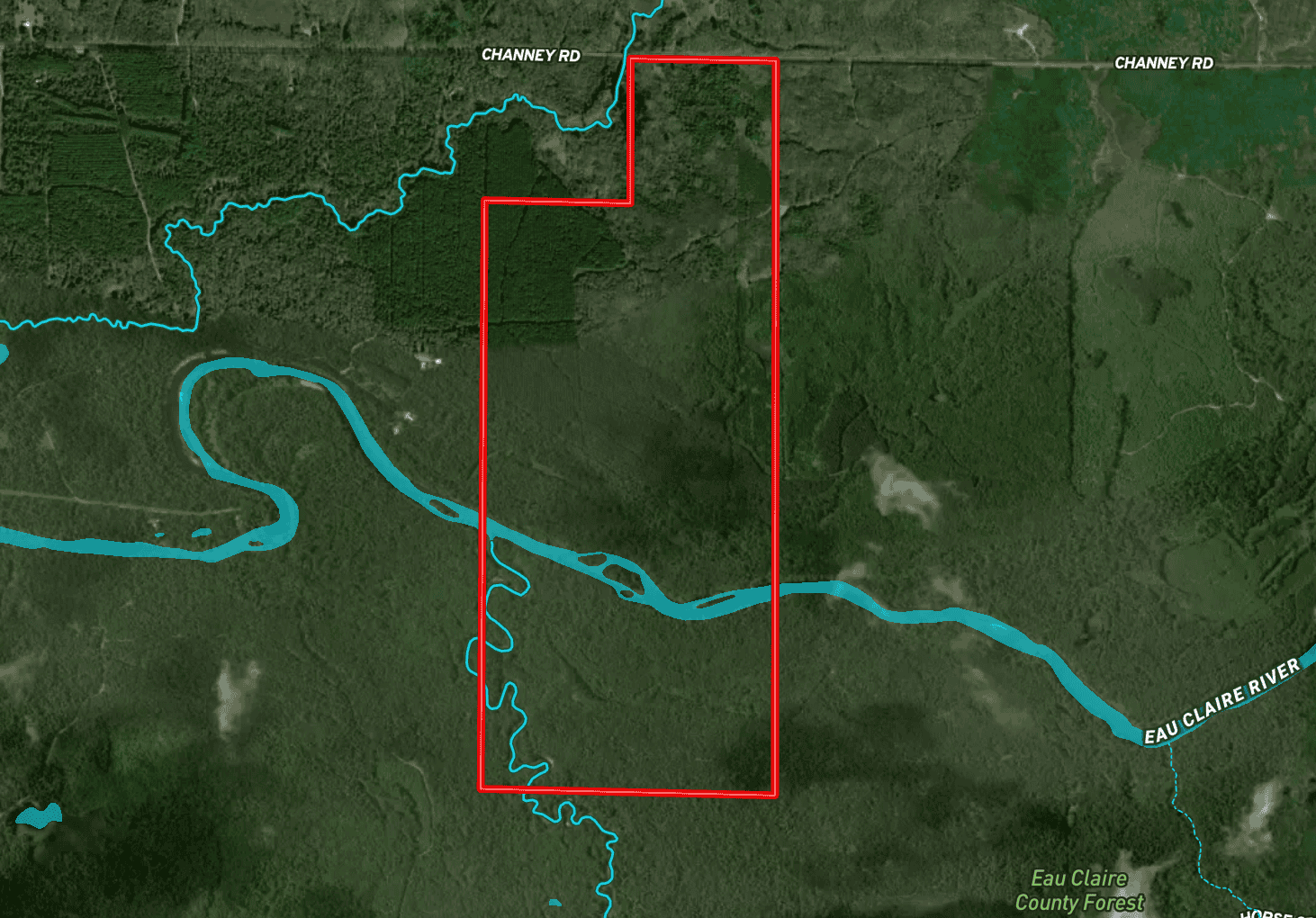 369± acres of premier recreational and hunting land in Eau Claire County