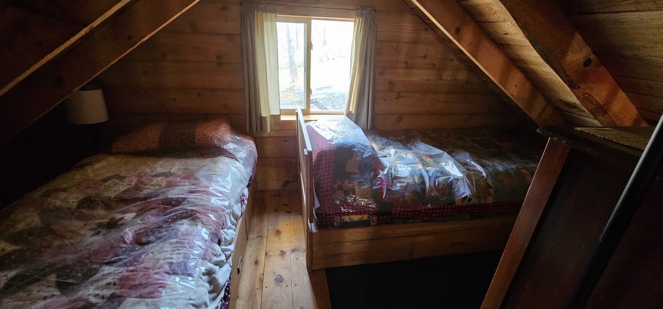 Driftless Area trout fishing and hunting retreat with a rustic log cabin, for sale Richland County WI