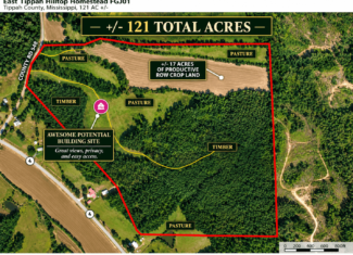Farm, Breathtaking Home Site, INCREDIBLE Views, Tippah Co., MS