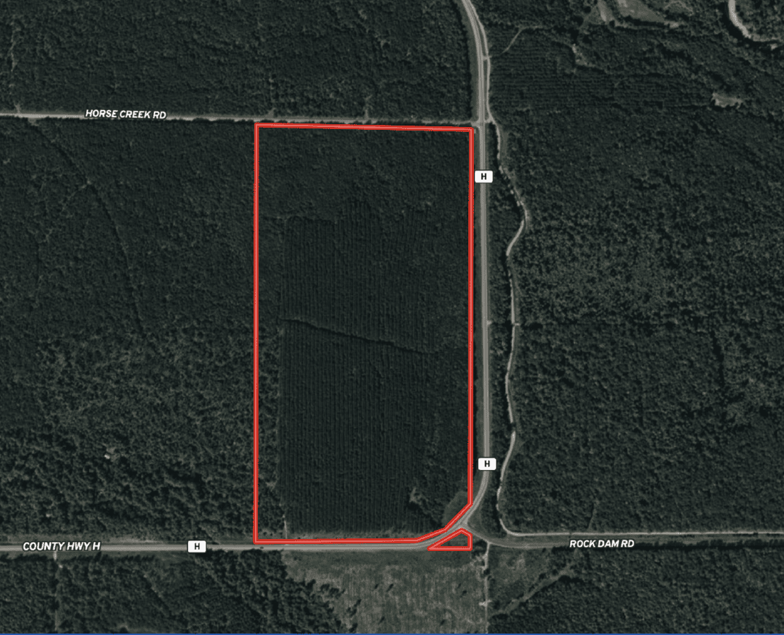 80± acres of heavily timbered recreational land featuring rolling terrain