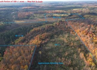 160 ± Acre Hunting Land with Camp Site Near Butternut, WI