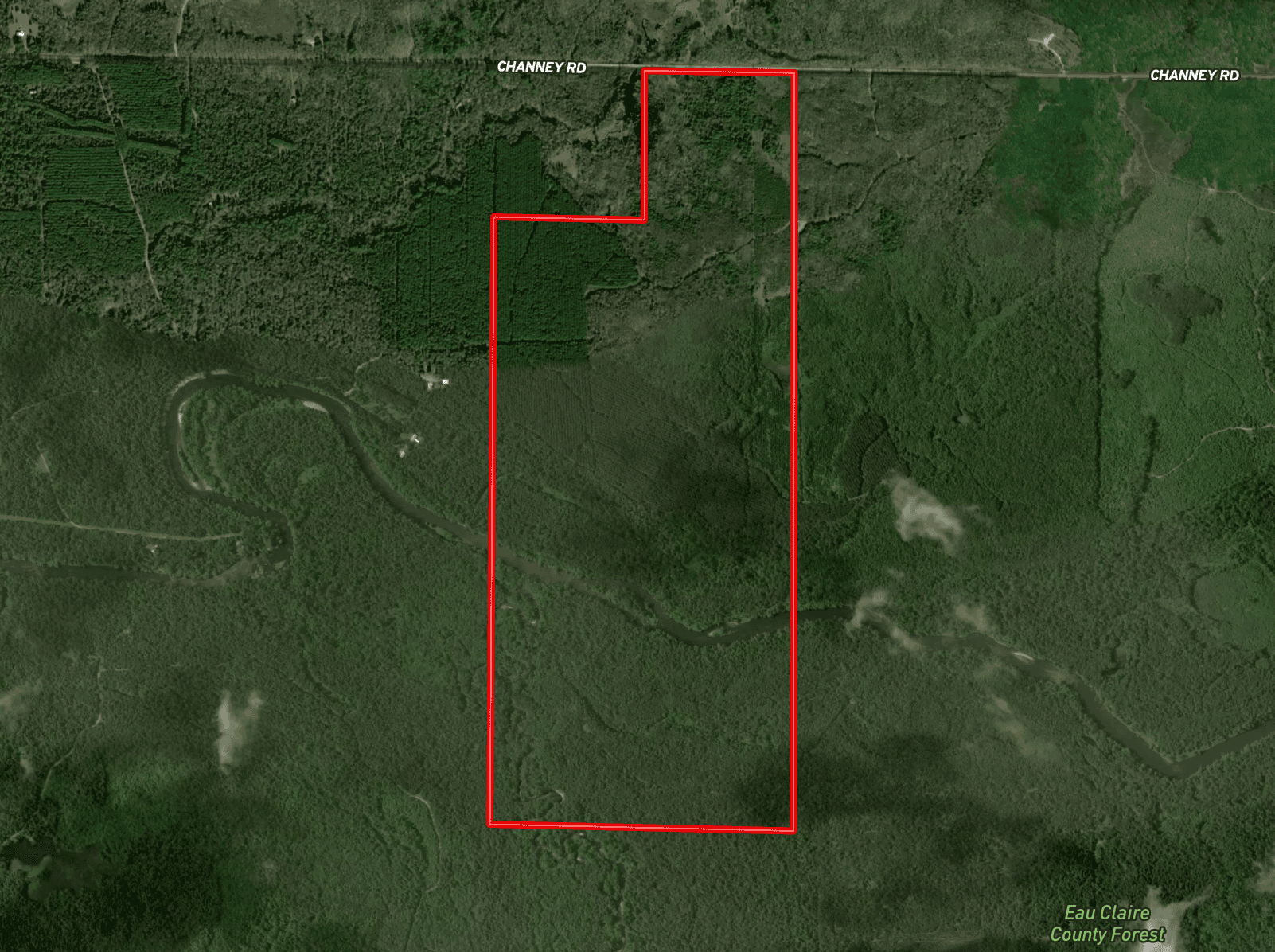 369± acres of premier recreational and hunting land in Eau Claire County