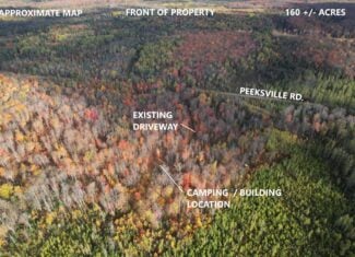160 ± Acre Hunting Land with Camp Site Near Butternut, WI