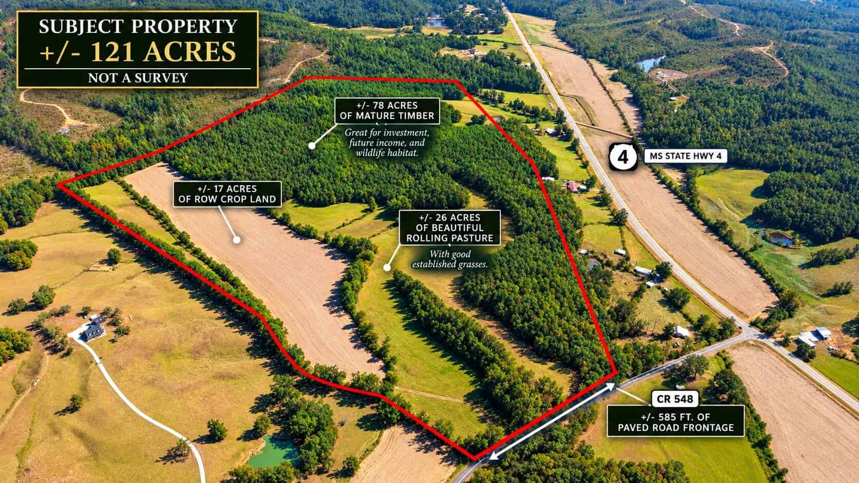 Farm, Breathtaking Home Site, INCREDIBLE Views, Tippah Co., MS