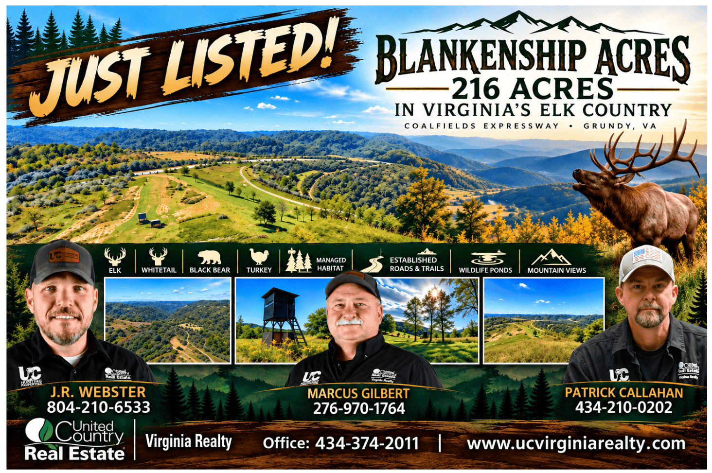 Blankenship Acres | 216 Acres in Virginia’s Elk Country