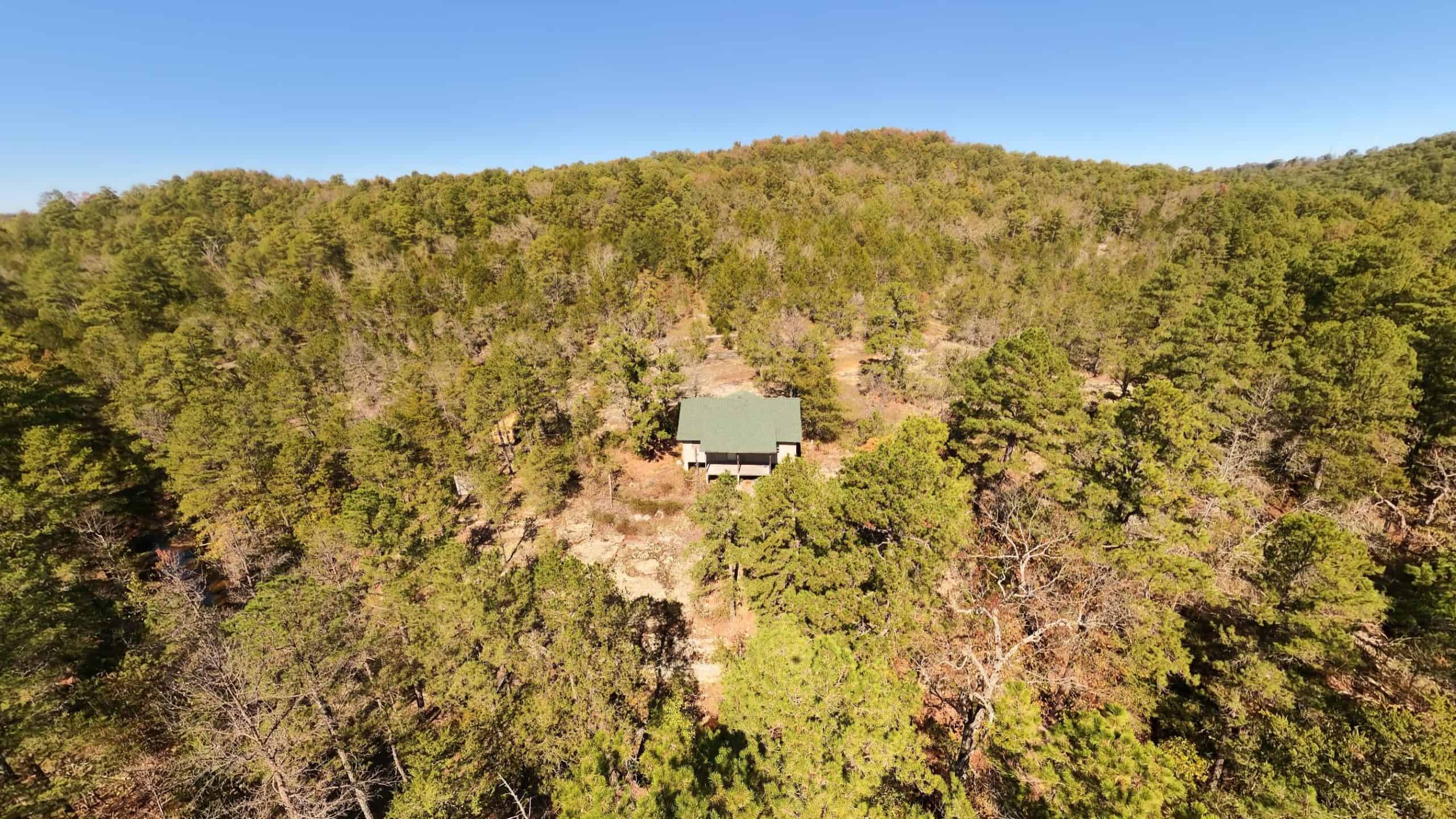 Private Hunting Retreat with Cabin on 39 Acres | Calico Rock, Arkansas