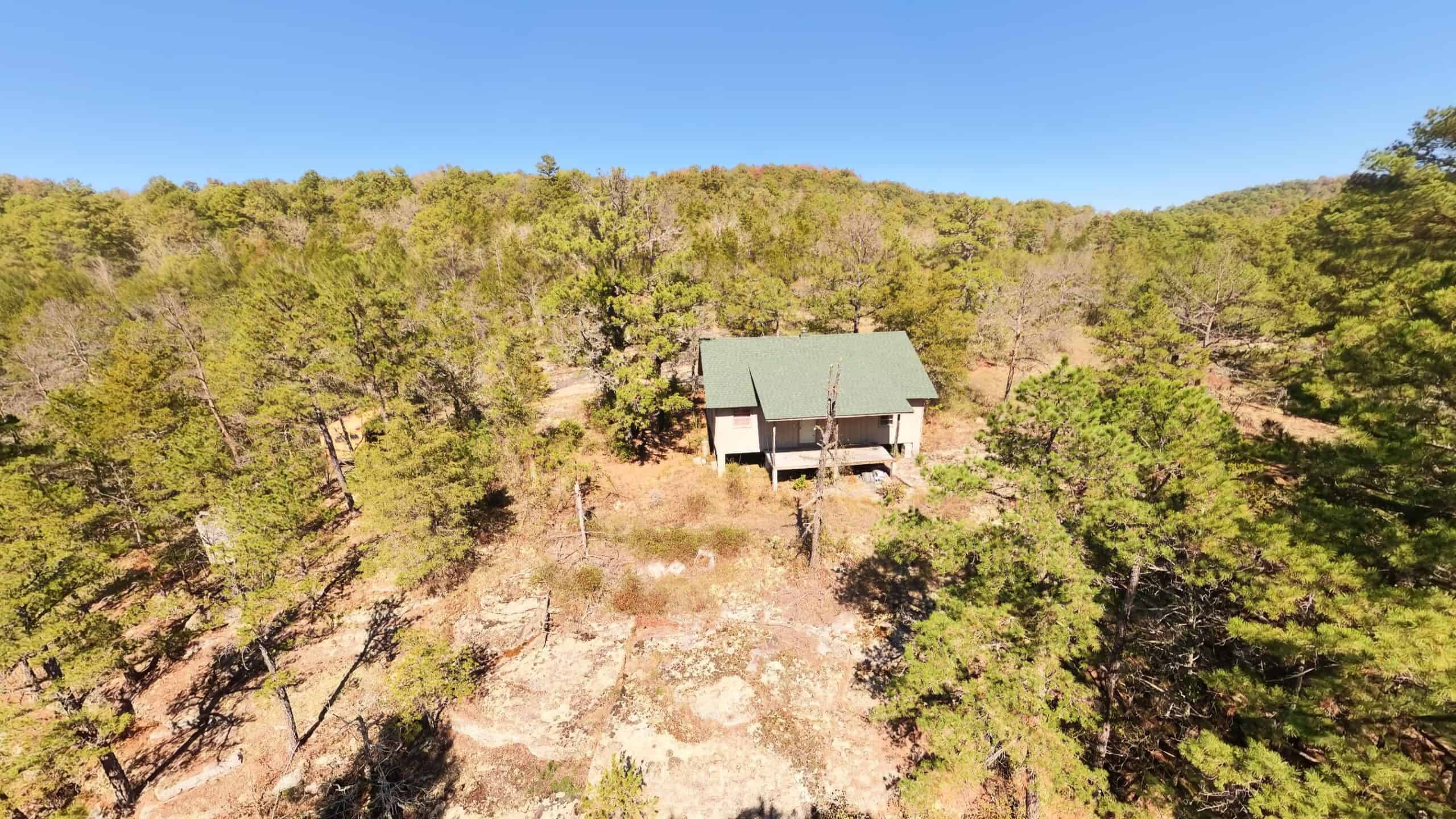 Private Hunting Retreat with Cabin on 39 Acres | Calico Rock, Arkansas