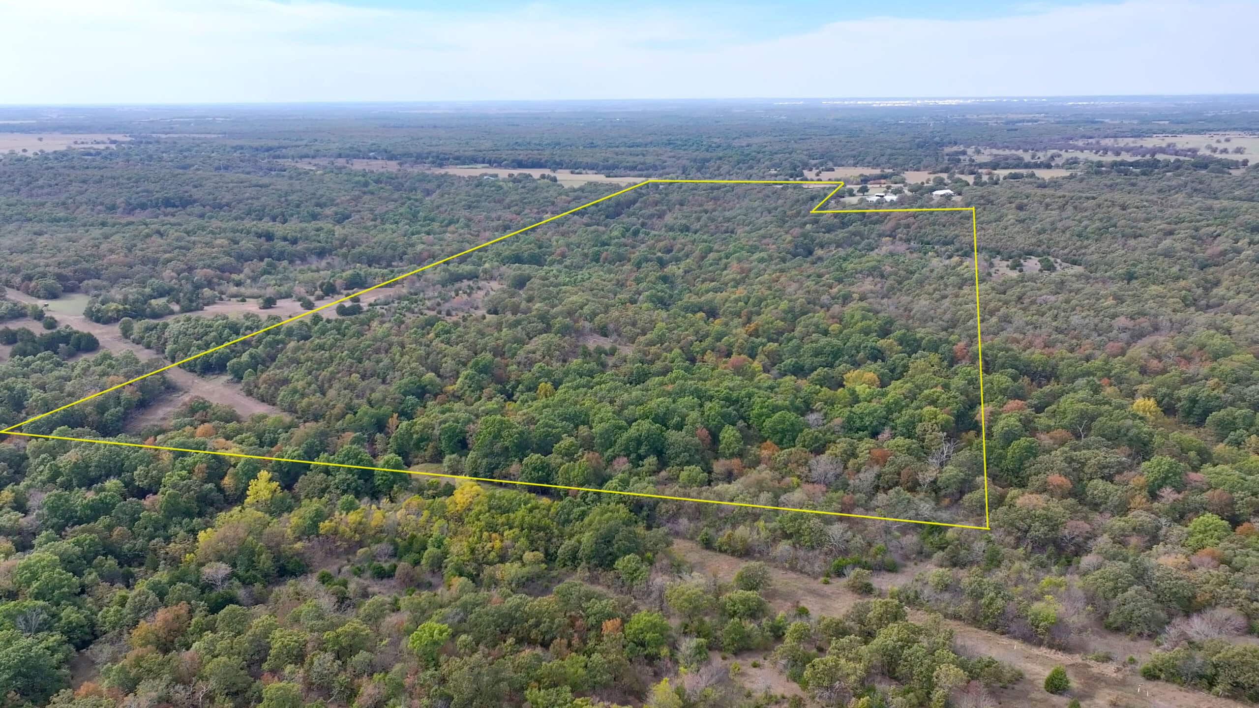 80 Acres +/- Hunting/Recreational Land For Sale Central Oklahoma