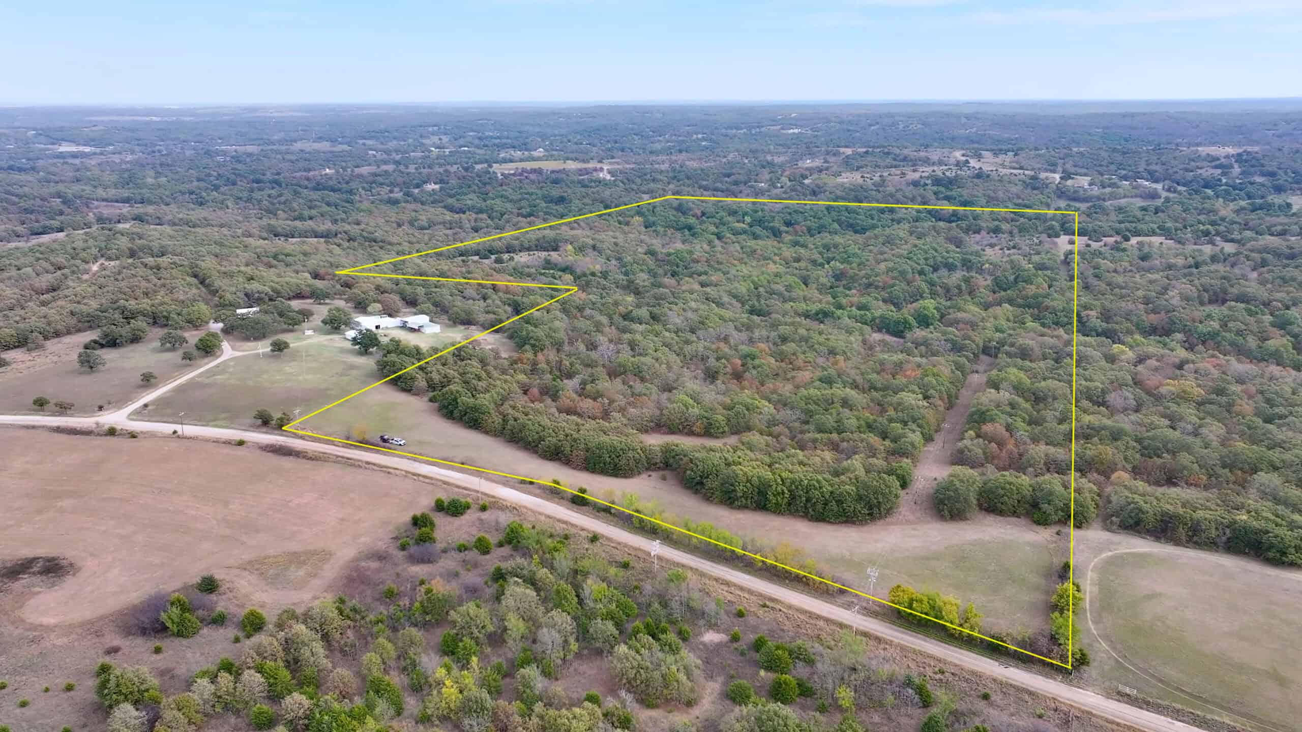 80 Acres +/- Hunting/Recreational Land For Sale Central Oklahoma