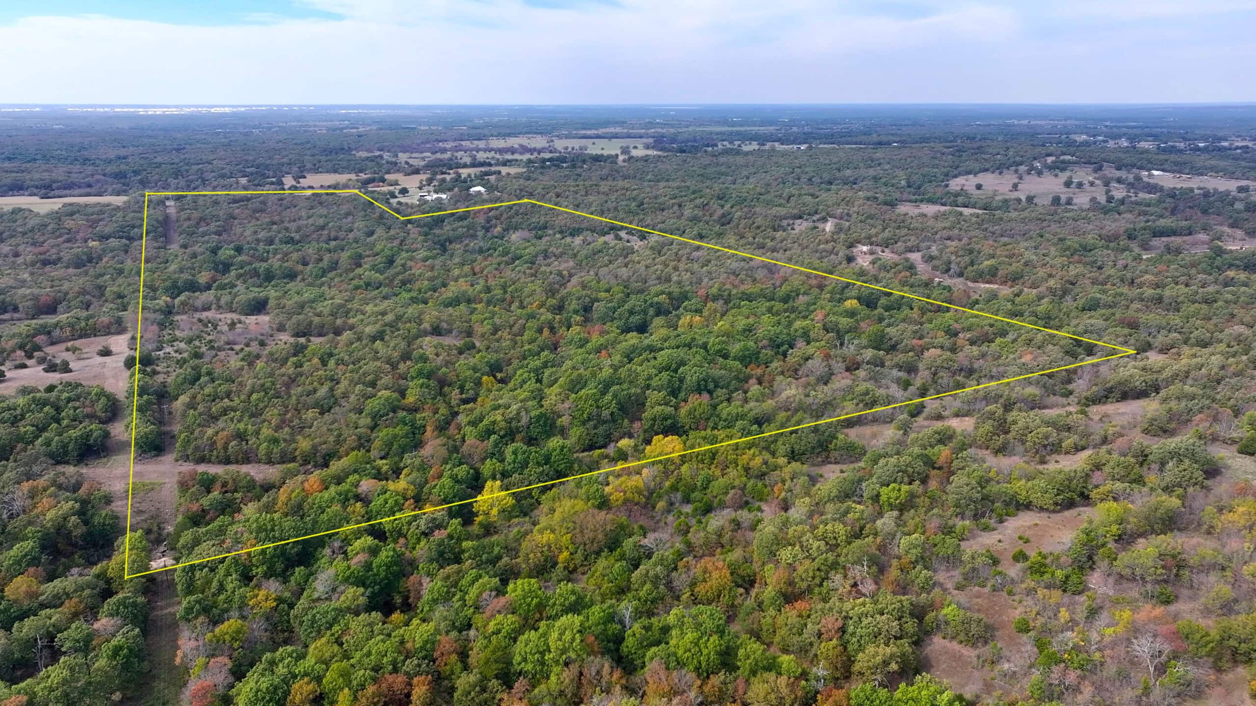 80 Acres +/- Hunting/Recreational Land For Sale Central Oklahoma