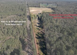 83.3 Surveyed Acres Fronts the Bogue Chitto River Lincoln County Brookhaven, Mississippi