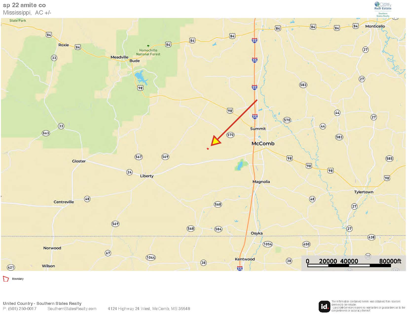 23± Acre Homesite & Pasture in Amite County, MS
