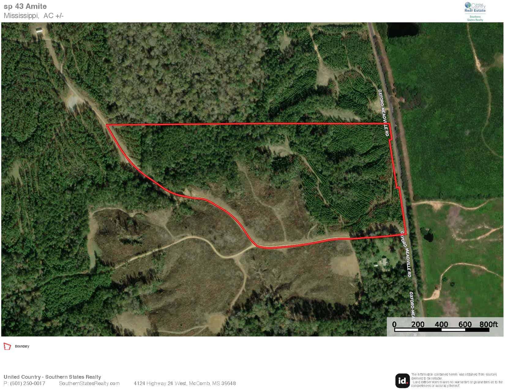 43± Acre Hunting Property in Amite County, MS